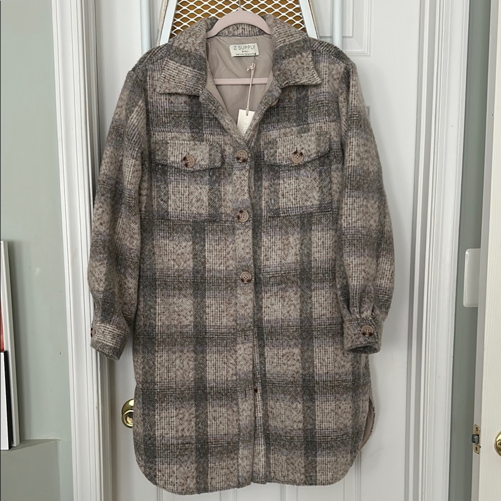 NWT Z Supply Plaid Jacket